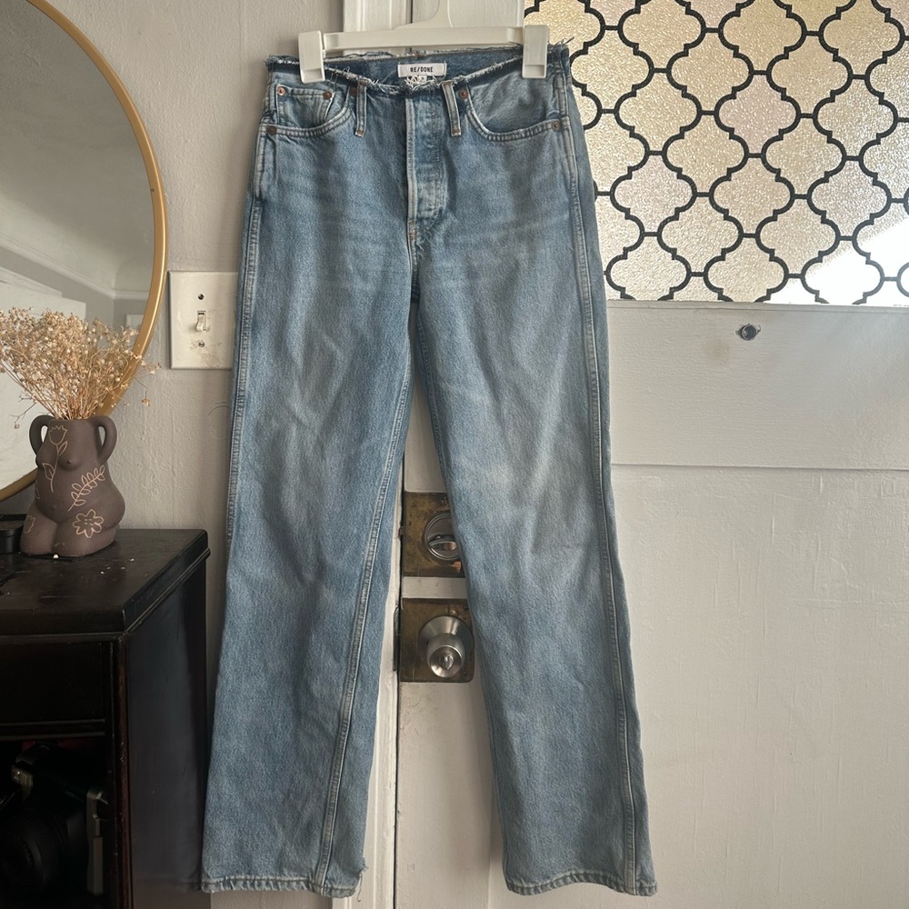 Re/done 90s no waistband Loose Blue Women's Jeans